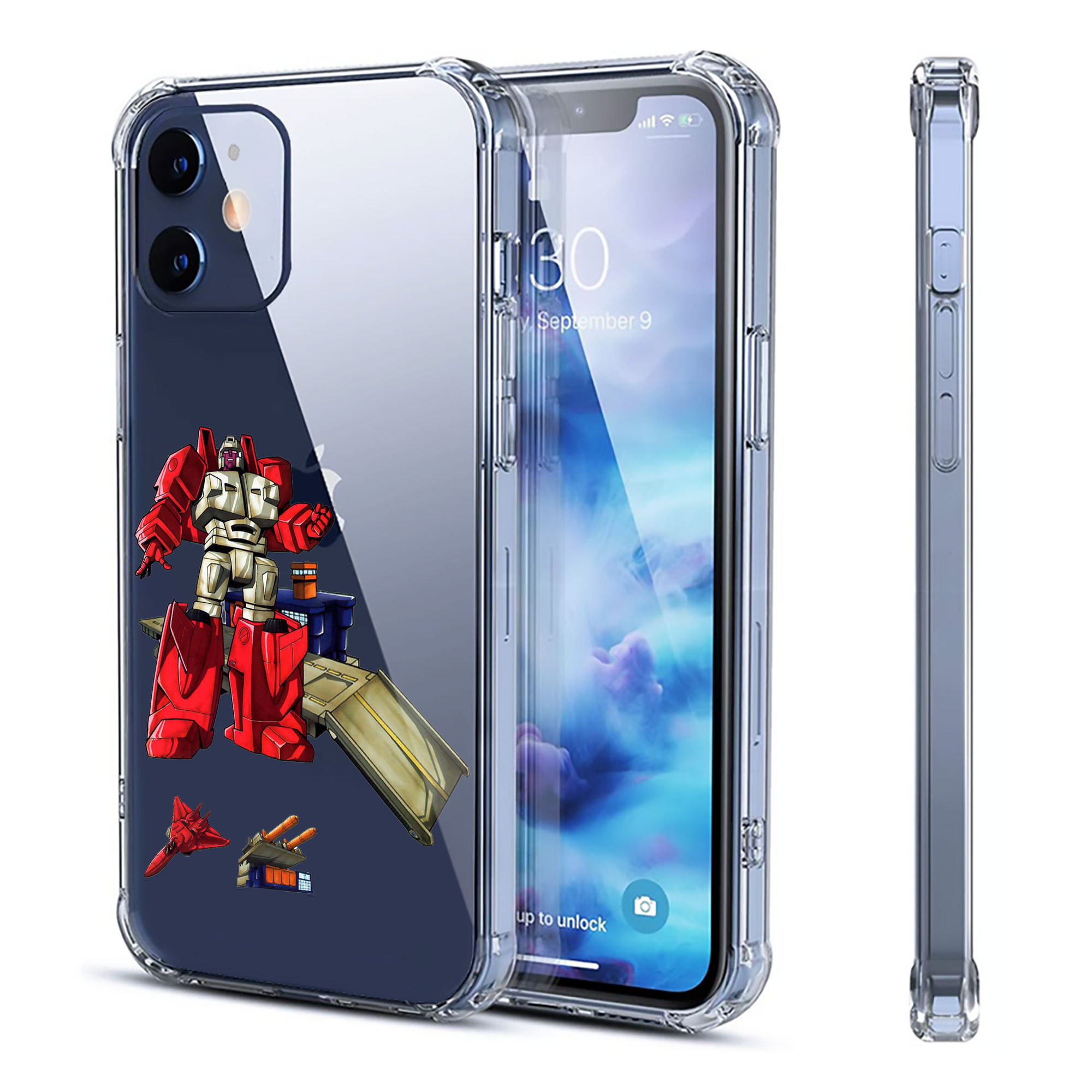 （画像用）  【iPhone 12シリーズ対応】透明スマホケース（クリアソフトケース）